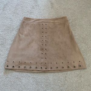 Express Skirt.  Size 0. Tan color.  Good condition. Nonsmoking home.